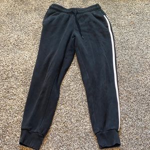 Adidas black joggers